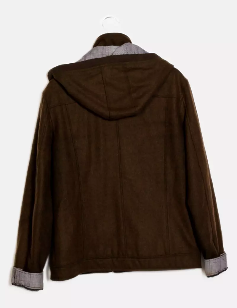 Zara Chaquetón de paño Lana