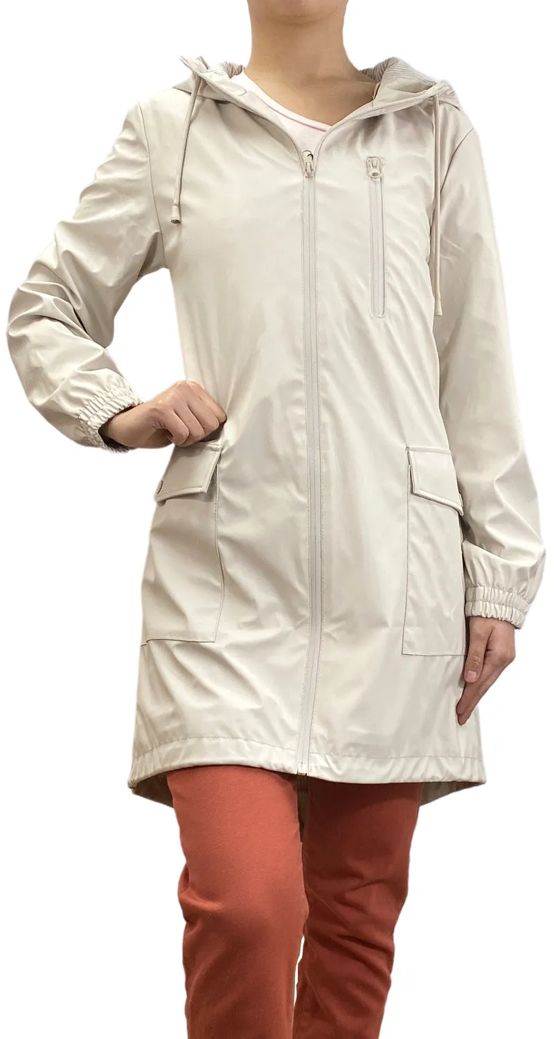 ZARA Impermeable Marfil