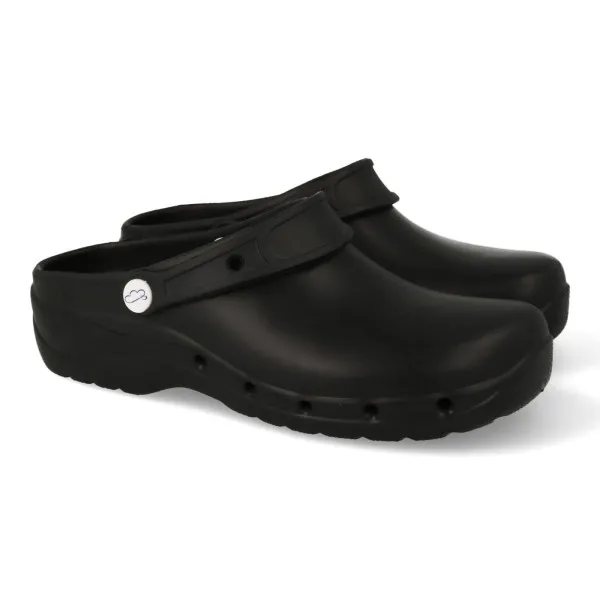 ZUECOS CROCS MUJER NEGRO MOD. TREBOL