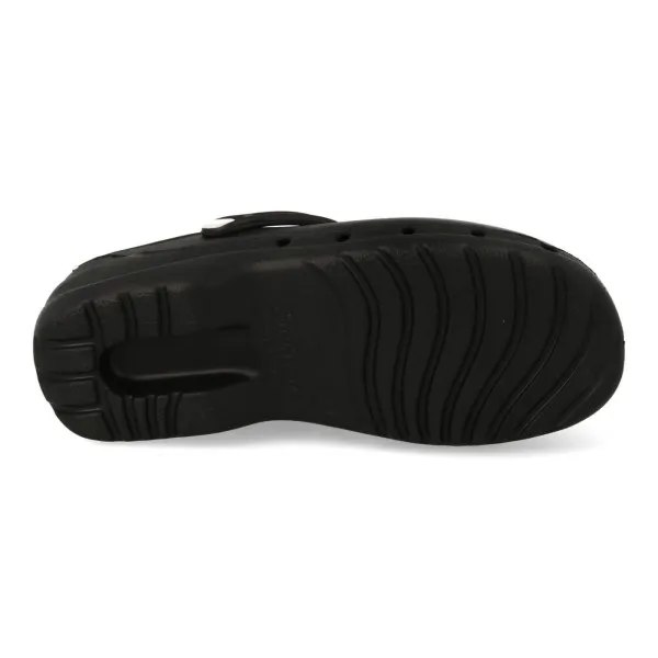 ZUECOS CROCS MUJER NEGRO MOD. TREBOL